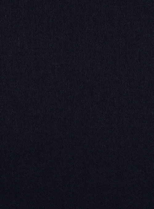 Dark Navy Flannel Wool Pants