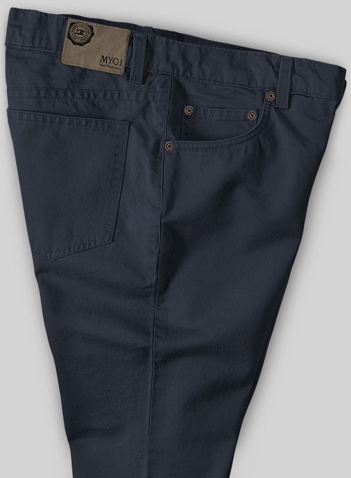 Dark Blue Stretch Chino Jeans