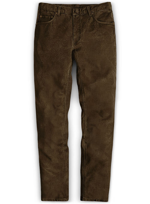 Regular Fit Linen-blend trousers - Dark brown - Men | H&M IN