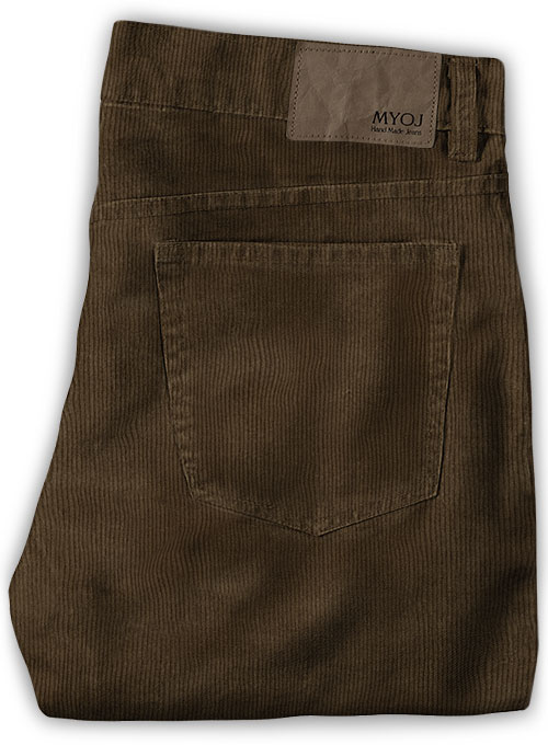 Dark Brown Corduroy Jeans