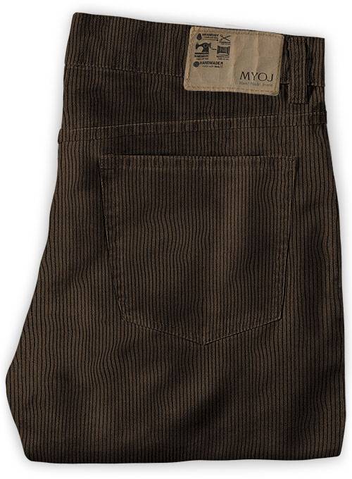 Dark Brown Thick Corduroy Jeans - 8 Wales