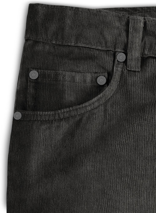 Dark Gray Corduroy Jeans
