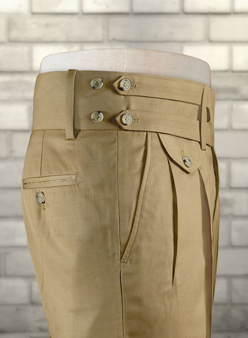 Double Gurkha Wool Trousers