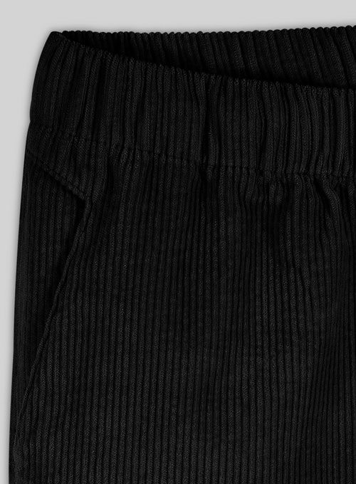 Easy Pants Black Corduroy - Click Image to Close