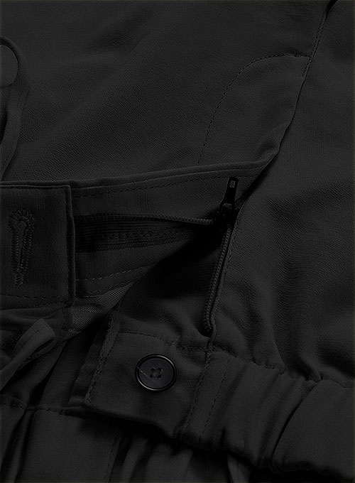 Easy Pants Black Cotton Canvas - Click Image to Close