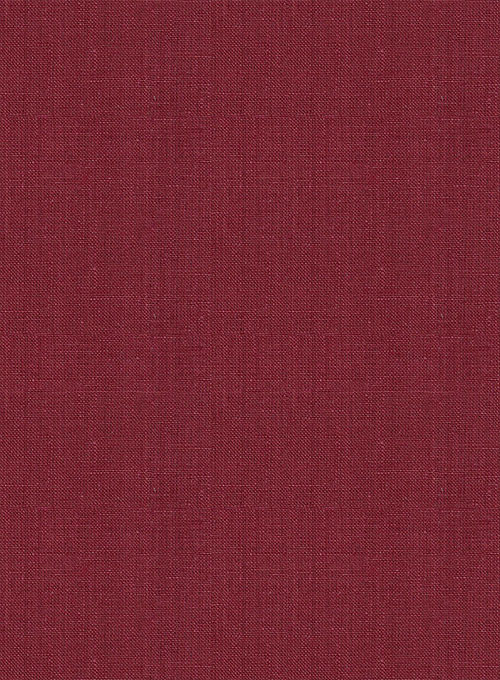 Easy Pants Moscow Maroon Pure Linen