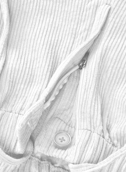 Easy Pants White Corduroy - Click Image to Close