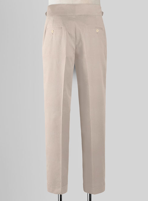 European Khaki Chino Gurkha Trousers
