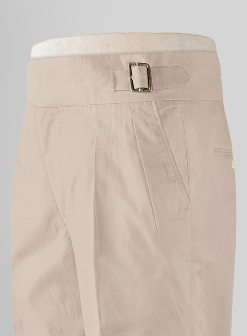European Khaki Chino Gurkha Trousers