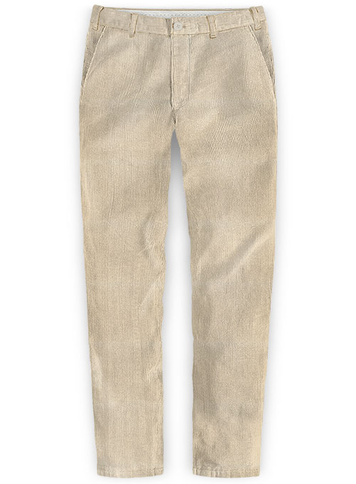 Fawn Corduroy Trousers - 8 Wales