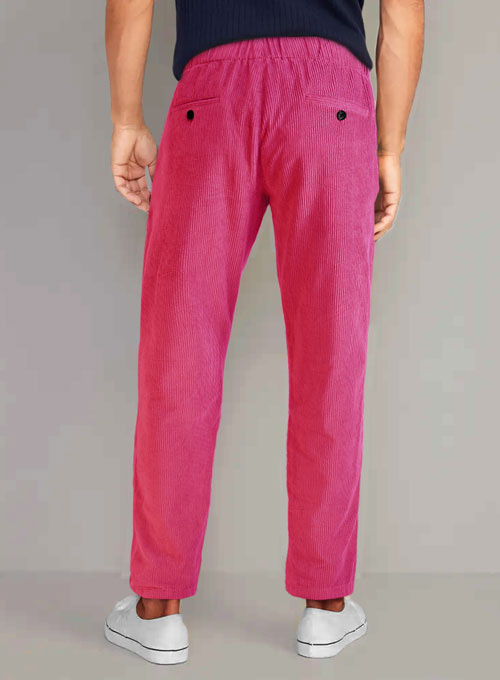 Easy Pants Fusica Pink Corduroy - Click Image to Close