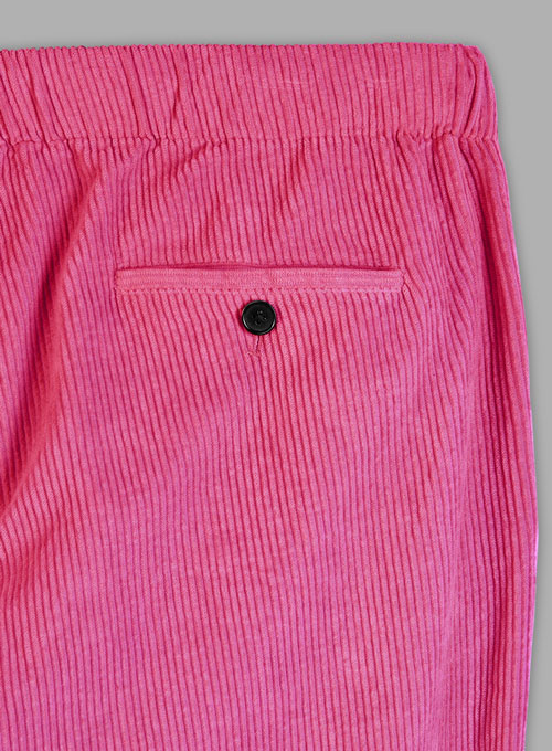 Easy Pants Fusica Pink Corduroy - Click Image to Close