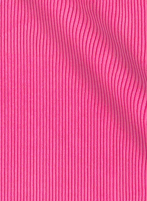 Fusica Pink Corduroy Pants - Click Image to Close