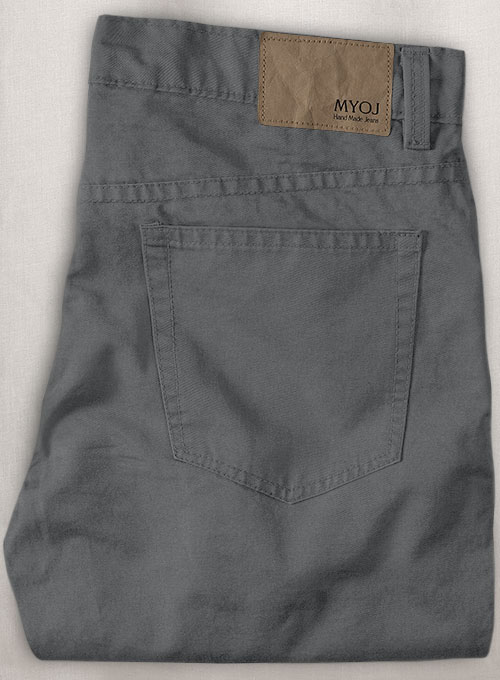 Gray Chino Jeans - Click Image to Close