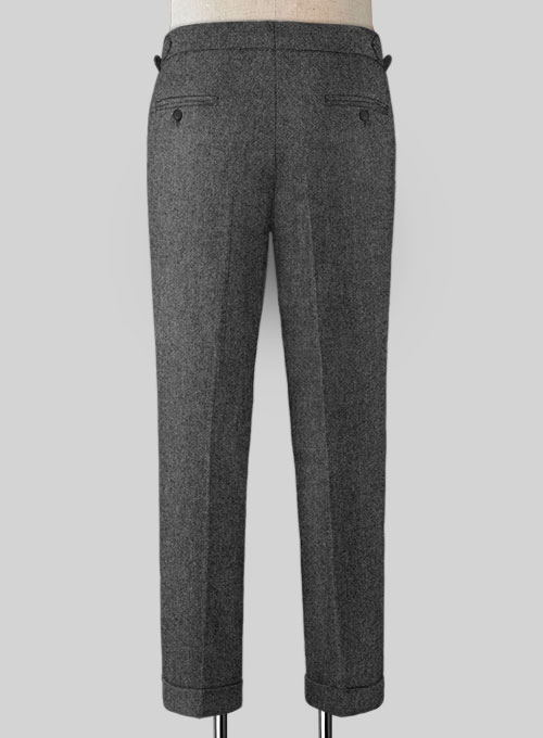 Gray Highland Tweed Trousers - Click Image to Close