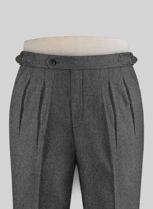 Gray Highland Tweed Trousers - Click Image to Close