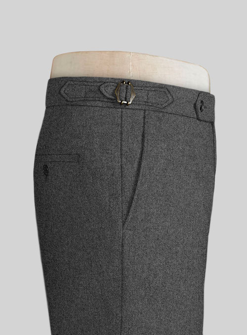 Gray Highland Tweed Trousers