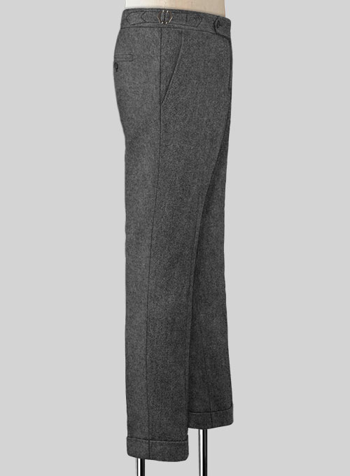 Gray Highland Tweed Trousers - Click Image to Close