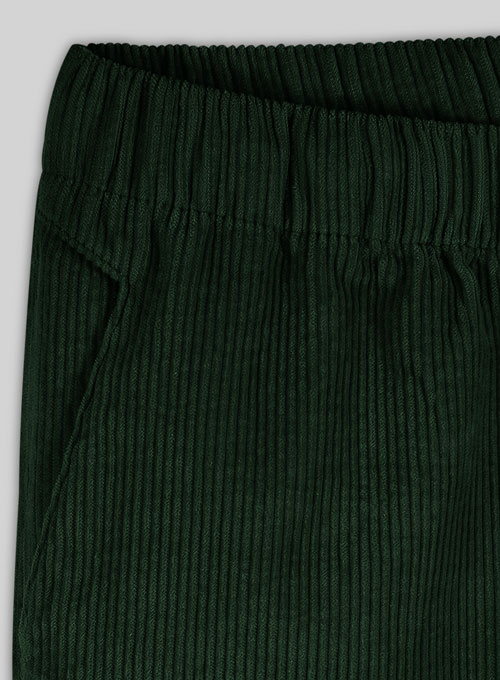 Easy Pants Green Corduroy - Click Image to Close