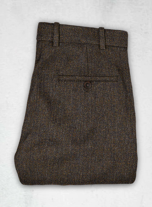 Haberdasher Brown Tweed Pants - Click Image to Close