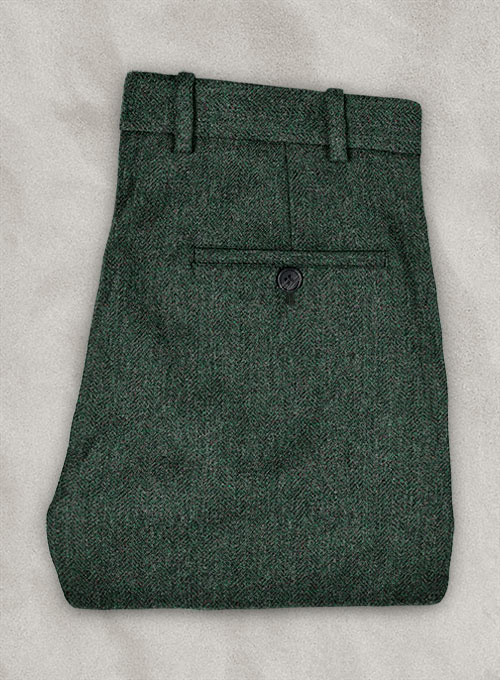 Haberdasher Green Tweed Pants - Click Image to Close