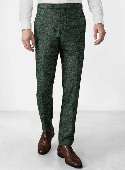 Haberdasher Green Tweed Pants - Click Image to Close