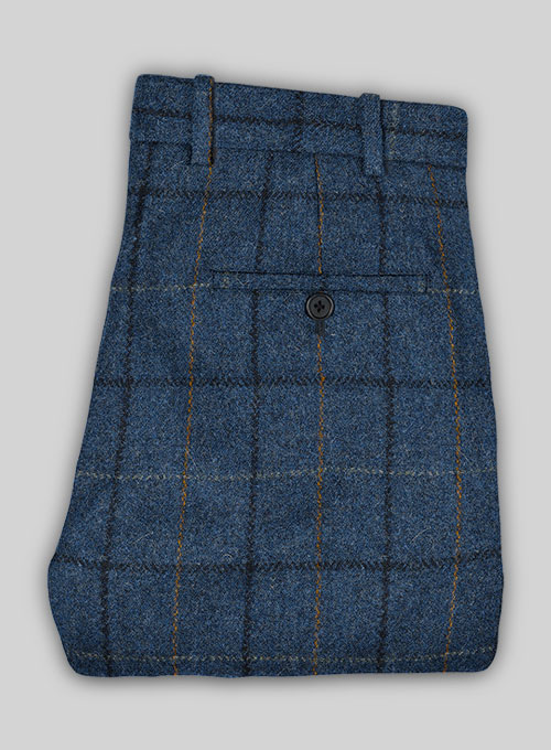 Harris Tweed Gordon Blue Pants