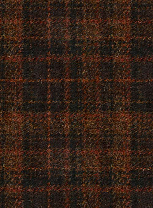 Harris Tweed Tartan Rust Pants