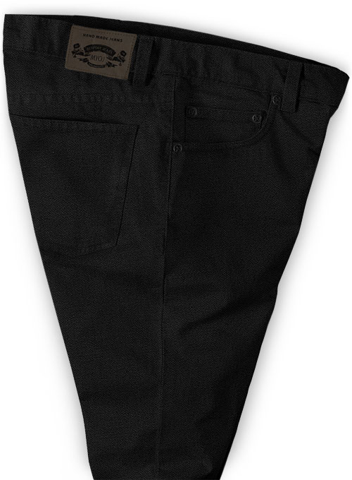 Heavy Black Chino Jeans
