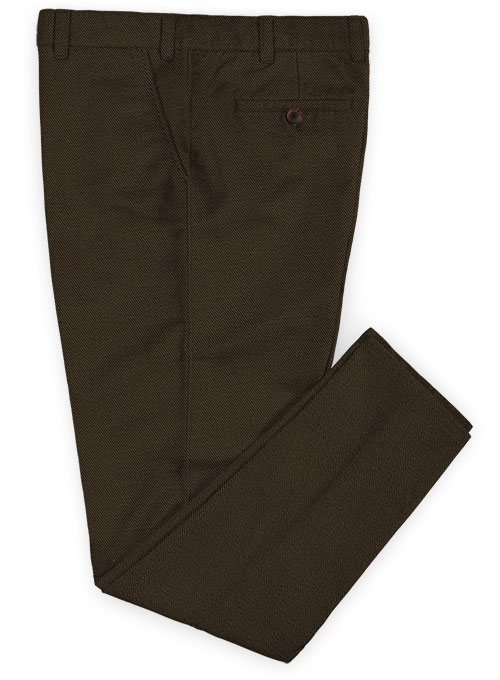 Heavy Dark Brown Chinos