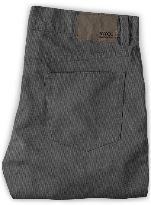 Heavy Gray Chino Jeans