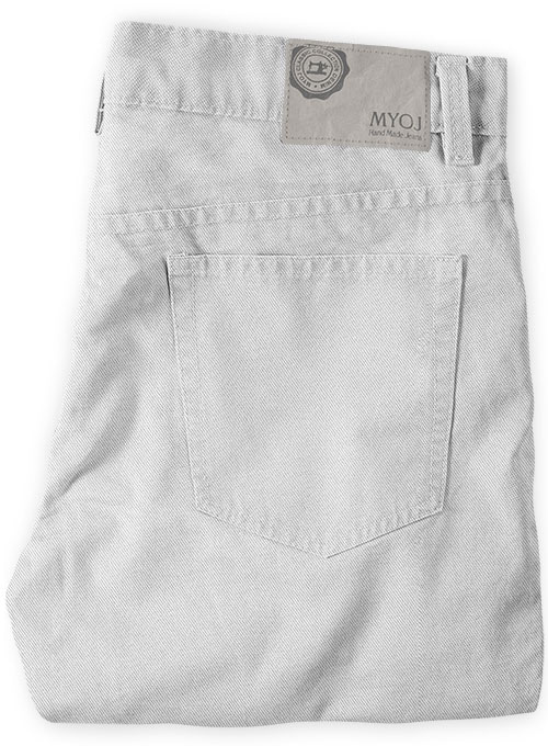 Heavy Light Gray Chino Jeans