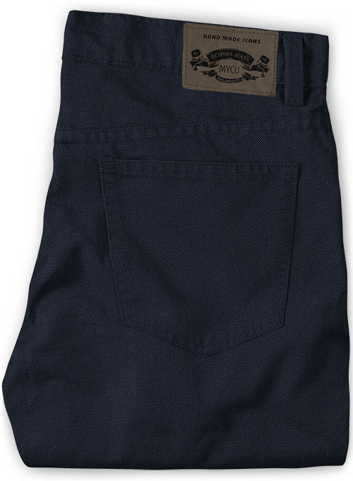 Heavy Navy Chino Jeans