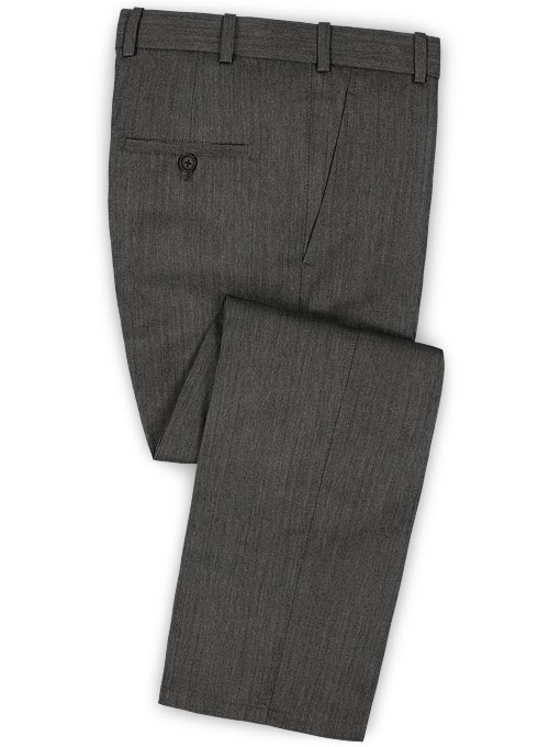 Herringbone Wool Gray Pants : Made To Measure Custom Jeans For Men ...