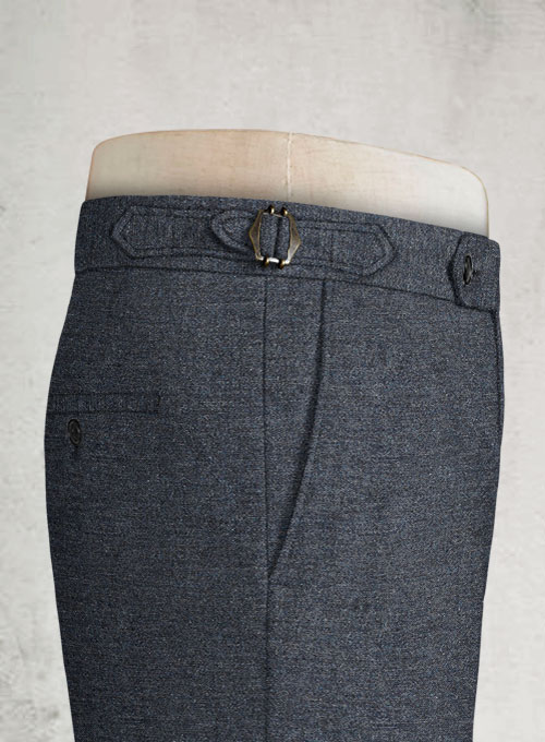 Indigo Blue Highland Tweed Trousers