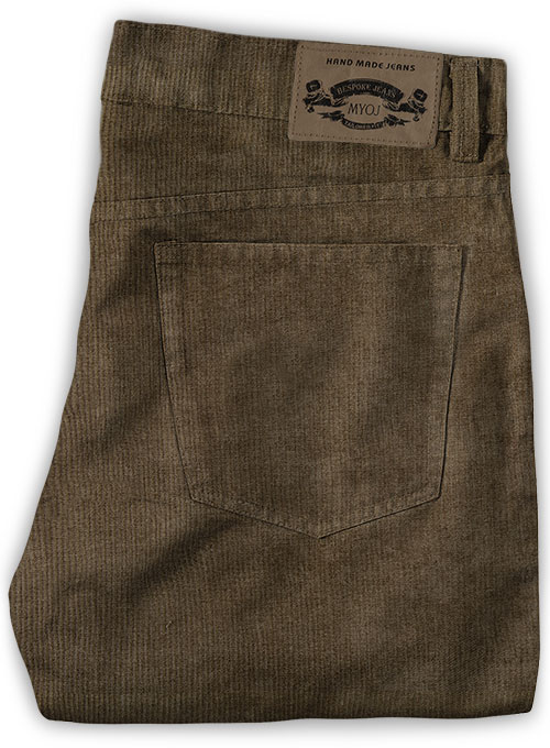 Italian Beige Corduroy Jeans