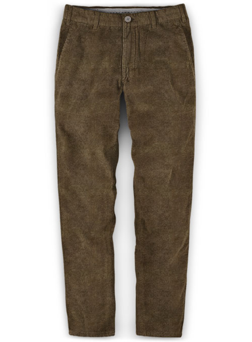 Italian Beige Corduroy Trousers