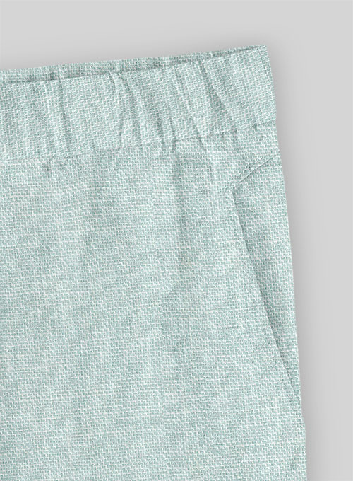 Easy Pants Italian Linen Mint Green