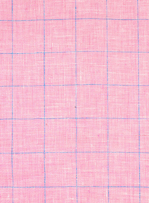Italian Linen Pink Box Pants