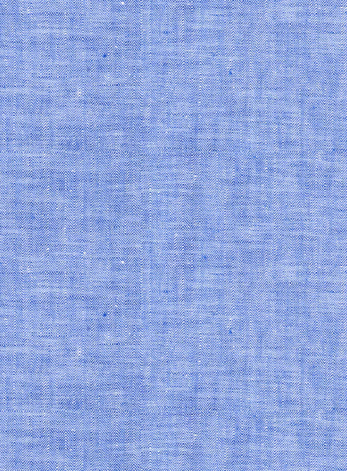 Italian Nile Blue Linen Pants