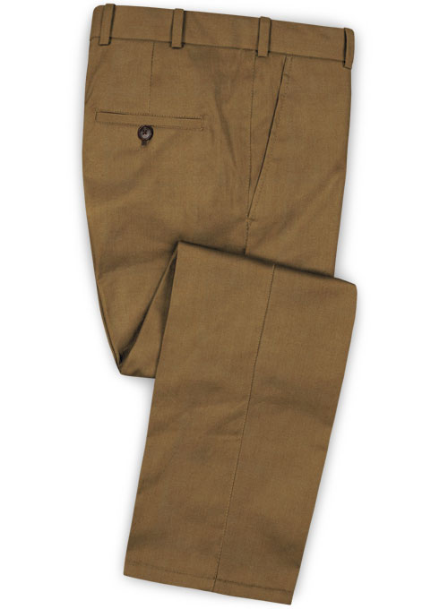 Italian Tan Wool Pants : Made To Measure Custom Jeans For Men & Women ...