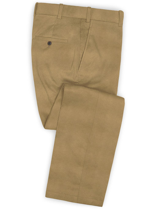 Khaki Stretch Chino Pants : Made To Measure Custom Jeans For Men ...