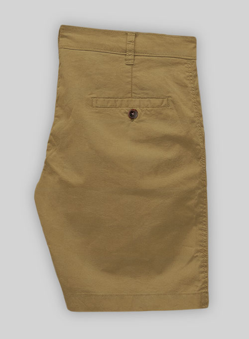 Khaki Summer Weight Chino Shorts