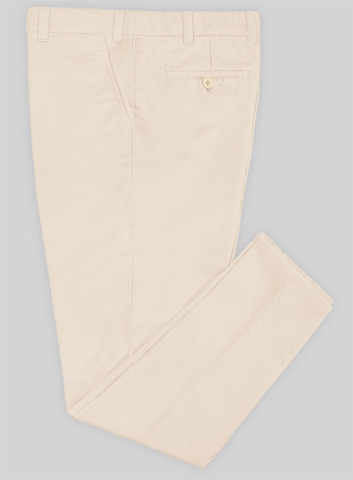 Light Khaki Stretch Chino Pants