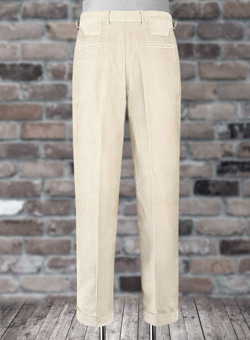 Light beige corduroy pants