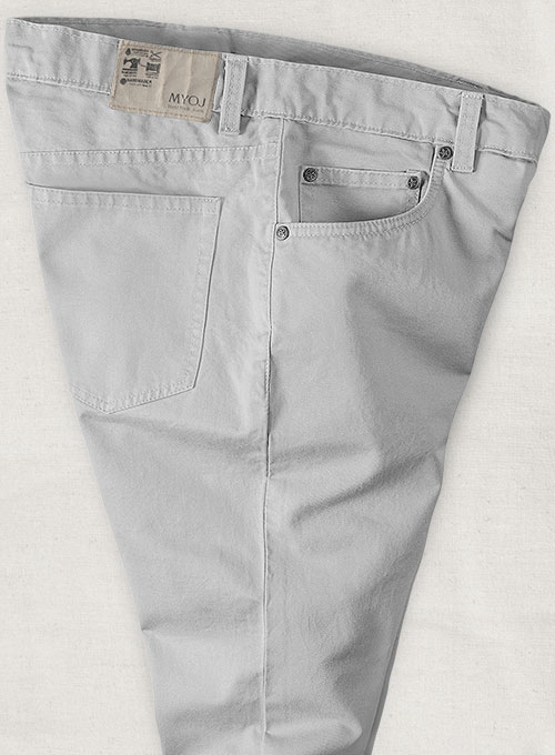 Light Gray Chino Jeans - Click Image to Close