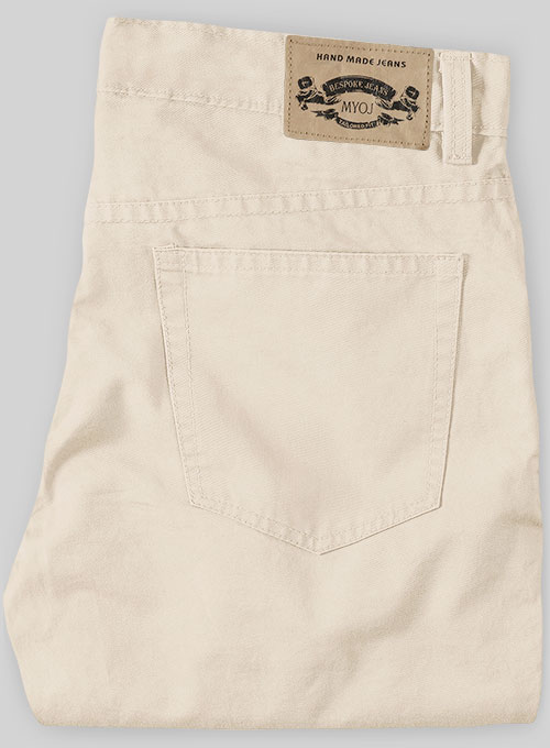 Light Khaki Stretch Chino Jeans