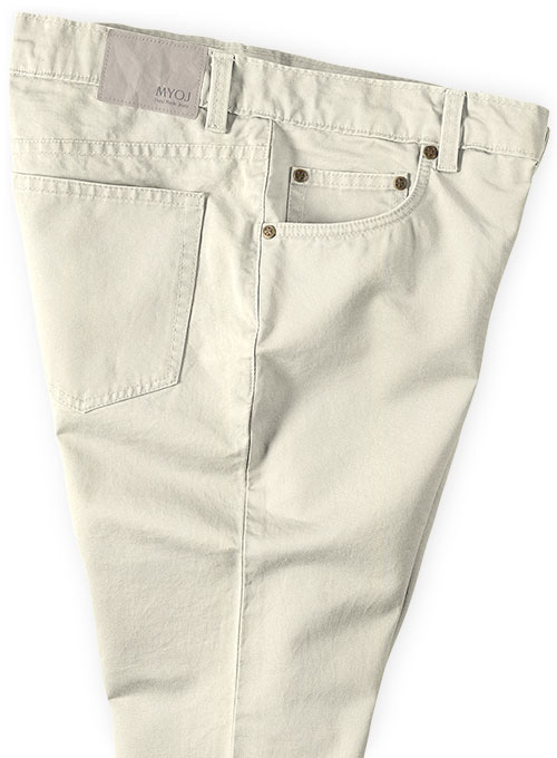 Light Beige Chino Jeans - Click Image to Close