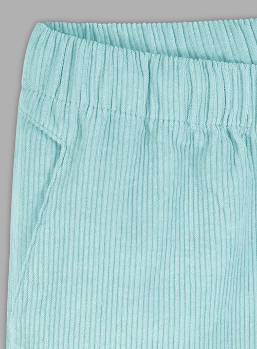 Easy Pants Light Blue Corduroy - Click Image to Close