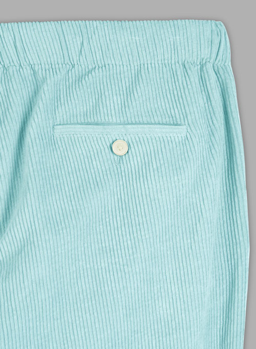Easy Pants Light Blue Corduroy - Click Image to Close